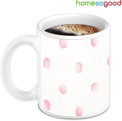 41% OFF on Home So Good Pink Dotty Designed Coffee Ceramic Mug 280 ml 41% OFF on Home So Good Pink Dotty Designed Coffee Ceramic Mug 280 ml