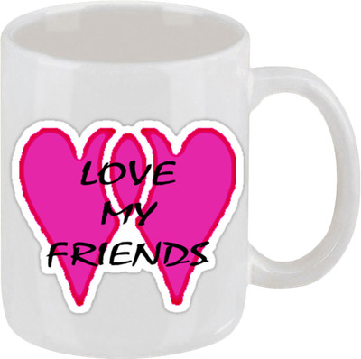 16% OFF on Ellicon Love My Friends Ceramic Mug 16% OFF on Ellicon Love My Friends Ceramic Mug