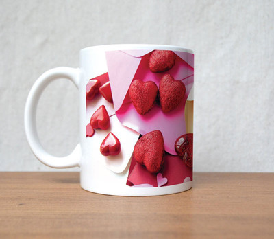 60% OFF on StyBuzz love heart in envelope valentine Porcelain Mug 300 ml 60% OFF on StyBuzz love heart in envelope valentine Porcelain Mug 300 ml