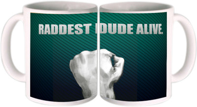 25% OFF on Shopkeeda Raddest Dude Alive Ceramic Mug 350 ml