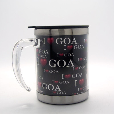 Urban Chakkar Travel - Goa Plastic Mug 250 ml Urban Chakkar Travel - Goa Plastic Mug 250 ml