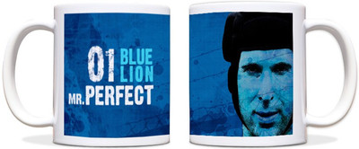 60% OFF on ShopMantra Petr Cech Footballer Black Ceramic Mug 300 ml