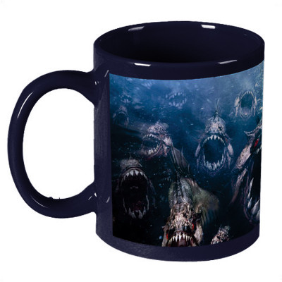 68% OFF on Amy Piranha Dark Blue Ceramic Mug 330 ml 68% OFF on Amy Piranha Dark Blue Ceramic Mug 330 ml