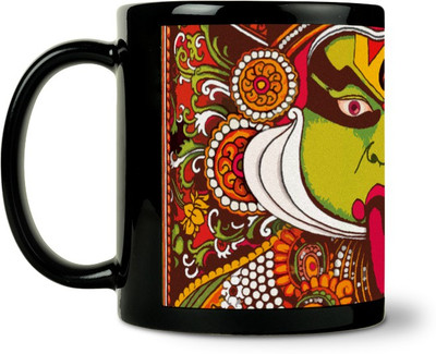 45% OFF on ShopMantra Indian God Artwork Ceramic Mug 300 ml