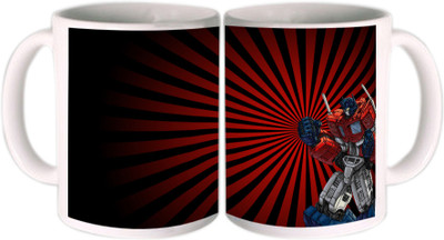 62% OFF on Shopkeeda Optimus Prime Transformers Case Ceramic Mug 350 ml