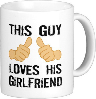 32% OFF on Exoctic Silver Love Ke Liye Sala Kuch Bhi Karega A001 Ceramic Mug 350 ml