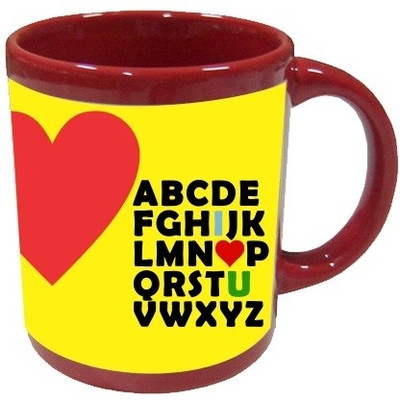 50% OFF on Printland Love Lingo Ceramic Mug 350 ml