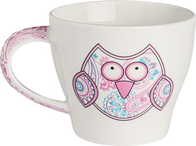 33% OFF on The English Mug Co. IKONS -Owl Ceramic Mug 409 ml