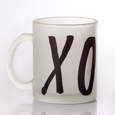 LetterNote XOXO Frosted Ceramic Mug LetterNote XOXO Frosted Ceramic Mug