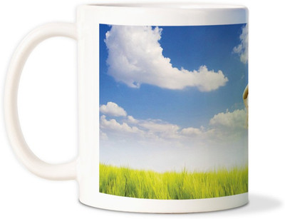 75% OFF on AMY Cute Two Girls Farmcoffee Ceramic Mug