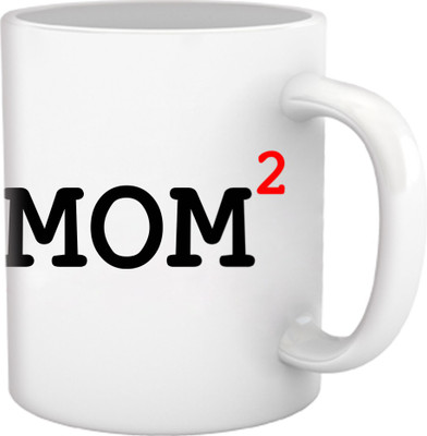 50% OFF on Tiedribbons Gifts For Square Mom Coffee Ceramic Mug 350 ml