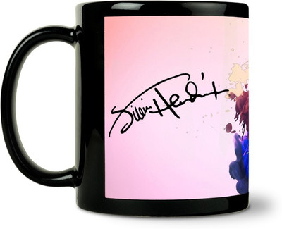 36% OFF on ShopMantra Jimi Hedrix Playing Guitar Ceramic Mug 300 ml