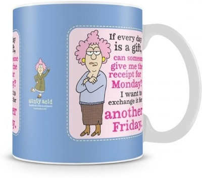 35% OFF on Aunty Acid Exchange Monday for another Friday Ceramic Mug 325 ml