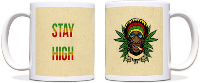 60% OFF on ShopMantra Bob Marley Stay High Black Ceramic Mug 300 ml 60% OFF on ShopMantra Bob Marley Stay High Black Ceramic Mug 300 ml