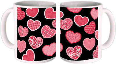 25% OFF on Shopkeeda Beautiful Hearts Ceramic Mug 350 ml 25% OFF on Shopkeeda Beautiful Hearts Ceramic Mug 350 ml