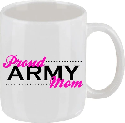 28% OFF on Ellicon E169 Proud Army Mom Ceramic Mug 325 ml 28% OFF on Ellicon E169 Proud Army Mom Ceramic Mug 325 ml