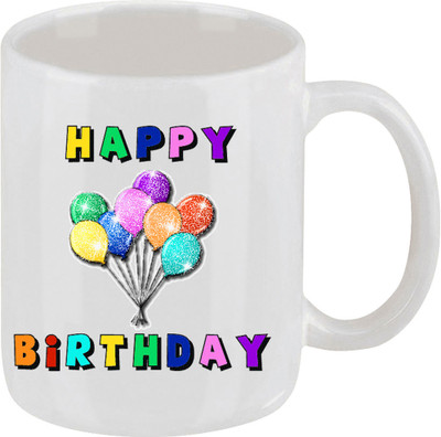 16% OFF on Ellicon 11 Happy Birthday Ceramic Mug