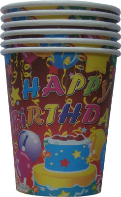 ShopAParty Happy Birthday Paper Mug ShopAParty Happy Birthday Paper Mug
