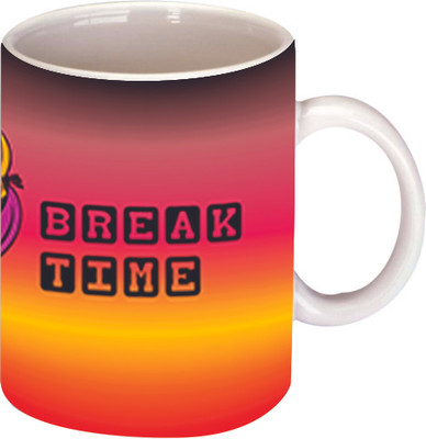 45% OFF on Printland Break Time Ceramic Mug 350 ml 45% OFF on Printland Break Time Ceramic Mug 350 ml