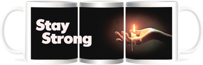 50% OFF on Refeel Gifts Stay Strong Quote Ceramic Mug 325 ml 50% OFF on Refeel Gifts Stay Strong Quote Ceramic Mug 325 ml