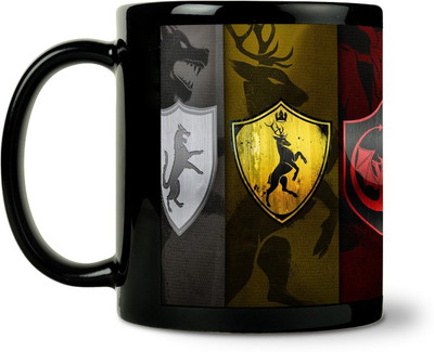 36% OFF on ShopMantra Mutli Logo Ceramic Mug 300 ml