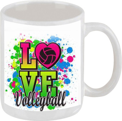 28% OFF on Ellicon E145 Love Volleyball Ceramic Mug 325 ml 28% OFF on Ellicon E145 Love Volleyball Ceramic Mug 325 ml