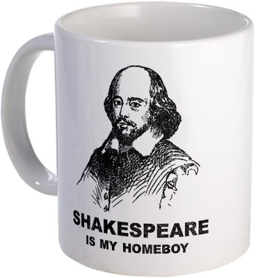 40% OFF on Teeskart Shakespeare Is My Homeboy Porcelain Mug 300 ml 40% OFF on Teeskart Shakespeare Is My Homeboy Porcelain Mug 300 ml