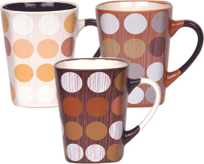 10% OFF on Rosa Italiano Love Ceramic Mug Pack of 3