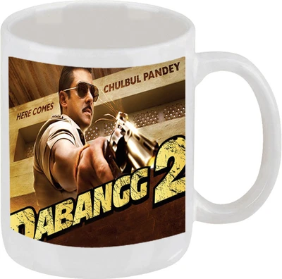 28% OFF on Ellicon 18 Dabangg 2 Ceramic Mug 325 ml 28% OFF on Ellicon 18 Dabangg 2 Ceramic Mug 325 ml