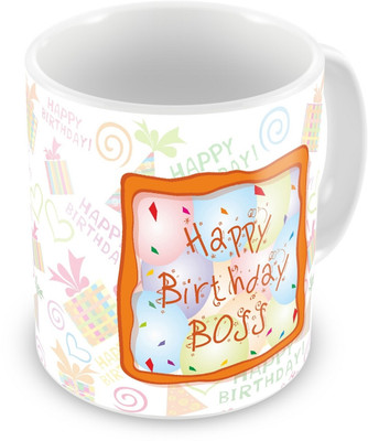 Everyday Gifts Happy Birthday Gift For Boss Ceramic Mug Everyday Gifts Happy Birthday Gift For Boss Ceramic Mug