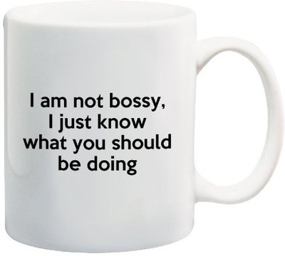 40% OFF on Teeskart The Boss Is Always The Boss Porcelain Mug 300 ml
