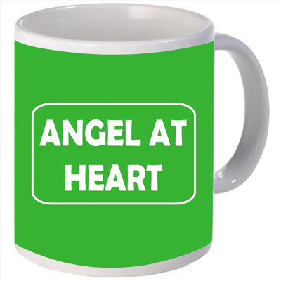 Snoogg Angel at Heart Ceramic Mug