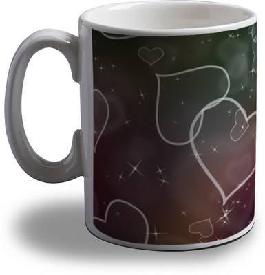 15% OFF on Artifa Hearts Design Porcelain, Ceramic Mug 350 ml 15% OFF on Artifa Hearts Design Porcelain, Ceramic Mug 350 ml