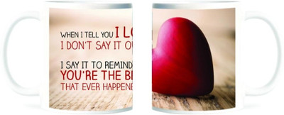 50% OFF on Refeel Gifts I Love You Ceramic Mug 325 ml 50% OFF on Refeel Gifts I Love You Ceramic Mug 325 ml