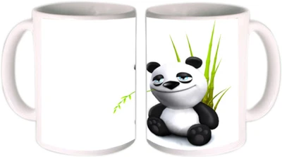 62% OFF on Shopkeeda Cute Teddy Ceramic Mug 350 ml