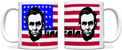 60% OFF on ShopMantra American Flag Black Ceramic Mug 300 ml