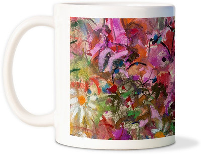 87% OFF on AMY Abstract Pattern Design Ceramic Mug