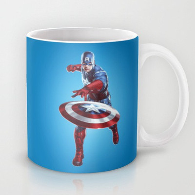 41% OFF on Astrode The Captain America Ceramic Mug 325 ml