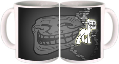25% OFF on Shopkeeda Troll Faces Ceramic Mug 350 ml