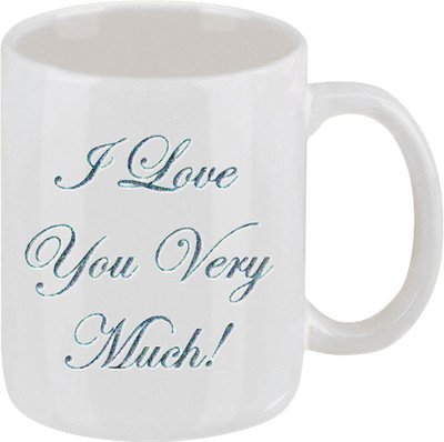 16% OFF on Ellicon I Love You Very Much Ceramic Mug