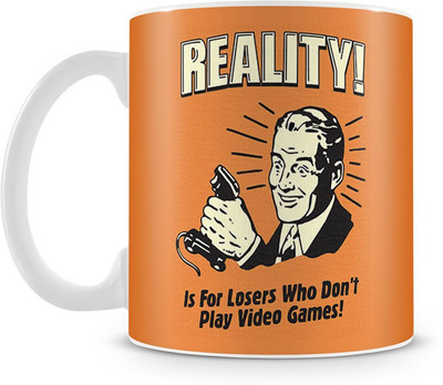 Engrave Reality Bytes Ceramic Mug 350 ml Engrave Reality Bytes Ceramic Mug 350 ml