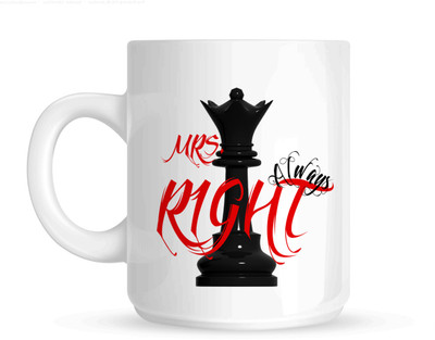 45% OFF on Inktree Mrs. Always right Ceramic Mug 45% OFF on Inktree Mrs. Always right Ceramic Mug
