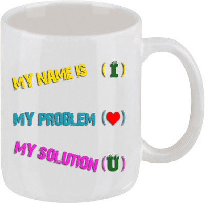 16% OFF on Ellicon My Name Is I Coffee Mug Ceramic Mug