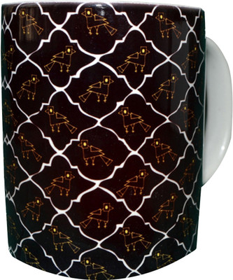 3% OFF on The Orange Sand TOSMUGYW04 Ceramic Mug 300 ml