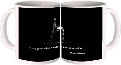 62% OFF on Shopkeeda Every Generation Needs A New Revolution Ceramic Mug 350 ml 62% OFF on Shopkeeda Every Generation Needs A New Revolution Ceramic Mug 350 ml