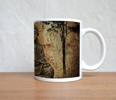 33% OFF on StyBuzz Lord Buddha Serene Brown Ceramic Mug 300 ml 33% OFF on StyBuzz Lord Buddha Serene Brown Ceramic Mug 300 ml