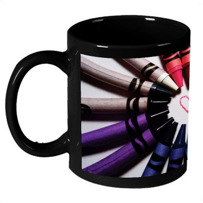 72% OFF on AMY Crayons With Heart Ceramic Mug 72% OFF on AMY Crayons With Heart Ceramic Mug