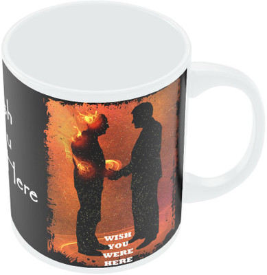 43% OFF on PosterGuy Wish You Were Here Pink Floyd Music Legends and Bands Ceramic Mug 280 ml