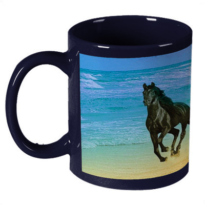 68% OFF on Amy Horse Beach Side Dark Blue Ceramic Mug 330 ml 68% OFF on Amy Horse Beach Side Dark Blue Ceramic Mug 330 ml