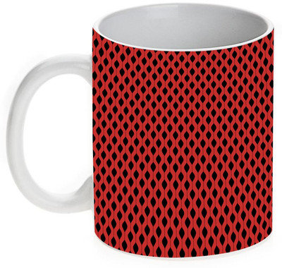 63% OFF on Mugwala Colourful Net Pattern Ceramic Mug 350 ml 63% OFF on Mugwala Colourful Net Pattern Ceramic Mug 350 ml